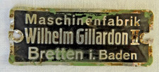Blechschild, Bretten i.Baden