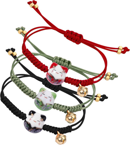 Glückskatzen armband 3 - glückskatzen,