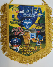 Orig. Wimpel WM / Weltmeisterschaft BRASILIEN 2014 - Gruppe E FRANKREICH/SCHWEIZ