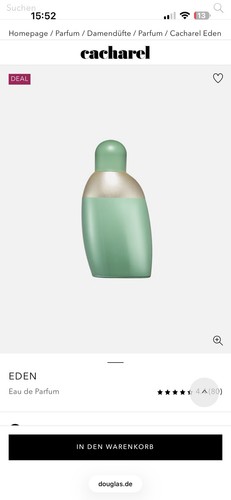 Cacharel eden eau - de, 50