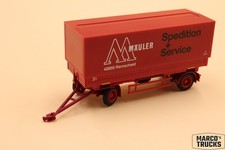 AWM Wechselbrücke auf Anhänger „Mäuler 42855 Remscheid“ 1:87 /AW3021