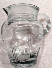 Glaskrug, Glas-Vase, Krug, Kanne, Glaskanne mit Henkel