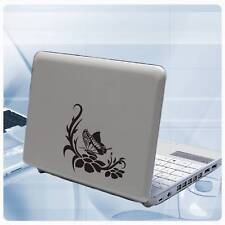 Schmetterling Butterfly Notebook Aufkleber Netbook Laptop Sticker Blume LT010 