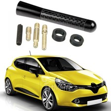 3" 7,6 cm Auto Antenne Kurzstab Dachantenne Carbon-Optik AM/FM für Renault Clio