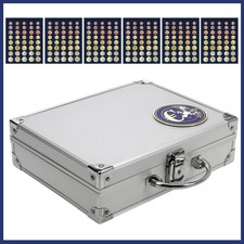 Euro Kursmünzensätze Alu Münzkoffer für 30x Sets in/ohne Kapseln I Hersteller