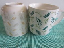 2 x home by Tchibo Kaffeepott Pott Kaffeebecher ca 330 ml Zweige NEU