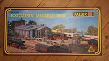 Faller B-988 Exclusivmodell 1988, Bahnbetriebswerk Spur H0, neu