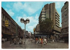 AK Hannover, Karmarschstraße und Kröpcke-Center, aus 1978, gelaufen