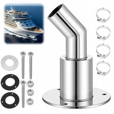 Durch Rumpf Auspuff Edelstahl