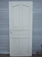 Zimmertür Türblatt DIN rechts 5 Füllungen / Jugendstil um 1920 / H217 B92 S3,5