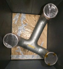 ISO-K250 Rohrabzweig Vakuumkammer 3x ISO-K DN250, 1x KF16 Montagebock