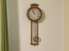 Uhr mit Pendel Holz Top Zustand Holzuhren, Wohnstube, Wanduhr