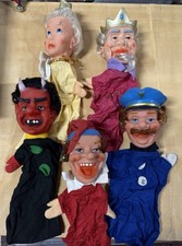 Kasperle Puppen Fingerpuppen, Vintage