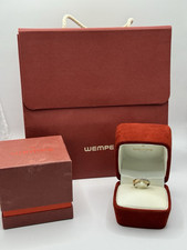 WEMPE BRILLANTRING ca. 0,13 ct. Diamanten 18KT Tricolor 750 GG, WG, RG RING Gr55