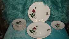 2 Kuchenteller + 9 kl. Teller