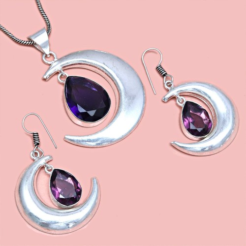 Set amethyst anhänger - set,