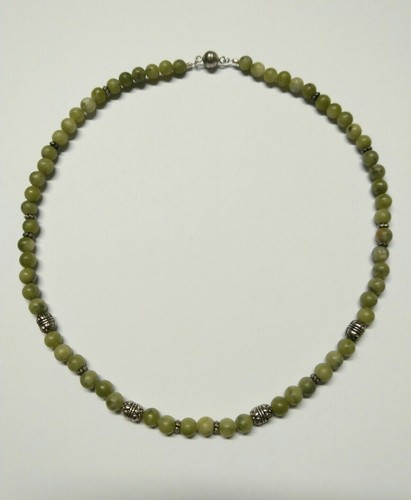 Nephrit jade halskette 45cm - nephrit,