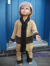 Jungen Woll Overall Eiskunstlauf Training sehr warm Gr. 124