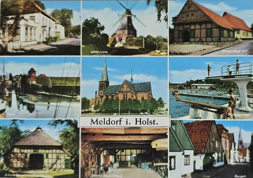 Meldorf holstein 1970er - ak,