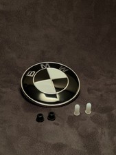 BMW Emblem Black White -78mm