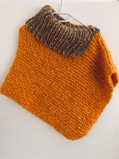 Poncho aus Alpakawolle