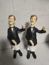 2x Kellner Dekofigur Vintage |
