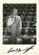 Gerd Dudenhoffer - Autogrammkarte - Deutscher Schauspieler und Kabarettist