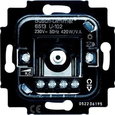 Busch-Jaeger Dimmereinsatz für Glüh- und Halogenlampen 40-420 Watt, 6513 U-102