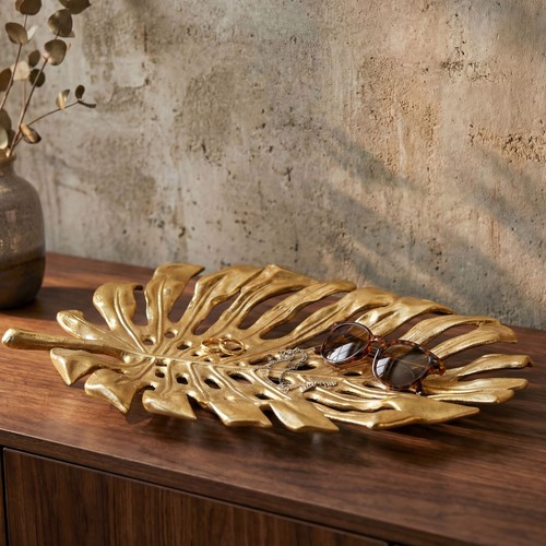 Dekoschale gold metall 36cm - metall,