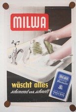 DDR Werbe Plakat Milwa