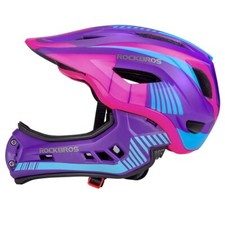 ROCKBROS Kinderhelm Kratzer Kinder Integriert Fahrradhelm Fullface helm 48-57cm
