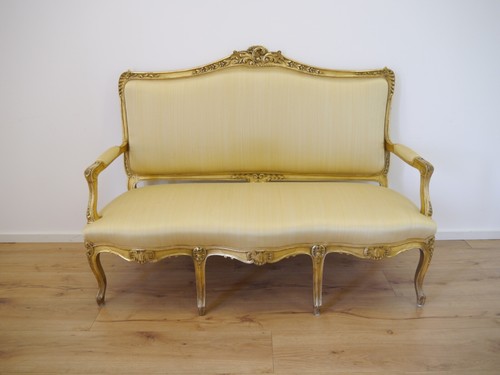 Sofa barock rokoko bank salon - sofa,