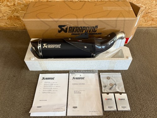 Akrapovic exhaust black - akrapovic,