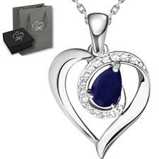 Echter Saphir 925 Silber