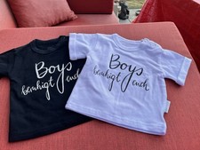 2 Super Tolle T-Shirts Gr 62 Mit Aufschrift NEU Und TOP Für Mädchen  Babys