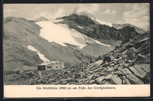 Ansichtskarte stüdlhütte - ansichtskarte,
