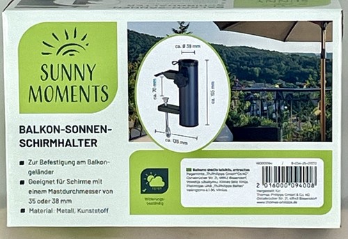 Balkon-Sonnenschirmhalter