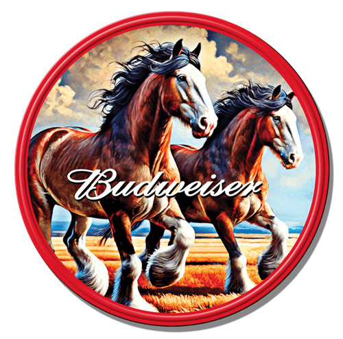 Budweiser blechschild - budweiser,