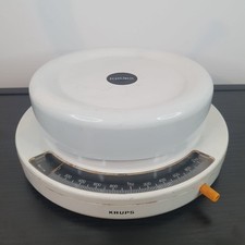Krups analoge Küchenwaage Zuwiegewaage Tischwaage Addigramm Typ 844 weiß