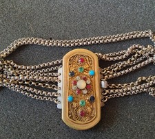 Antike Kropfkette, Trachtenschmuck, Ausgefallen, NACHLASS