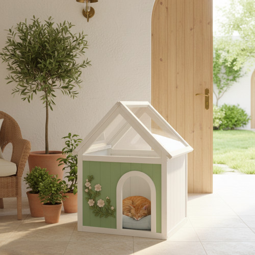 Holz hundehütte indoor mit - indoor,
