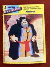 Micky Maus Sammelkarte Walt Disneys neuer Film: Jäger der verlorenen Lampe Merlo