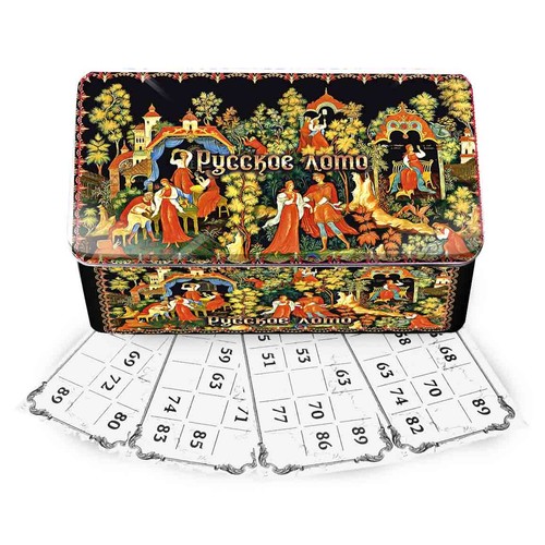 Russisches lotto bingospiel - lotto,