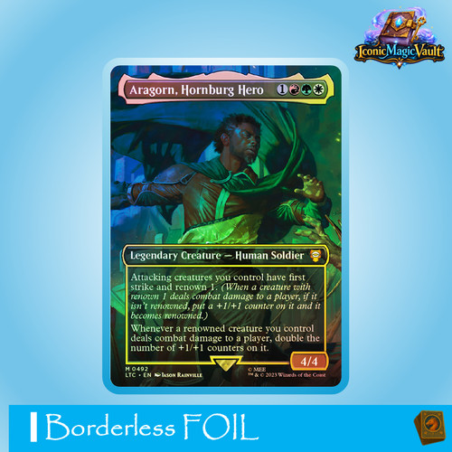 Aragorn hornburg hero - aragorn,, foil