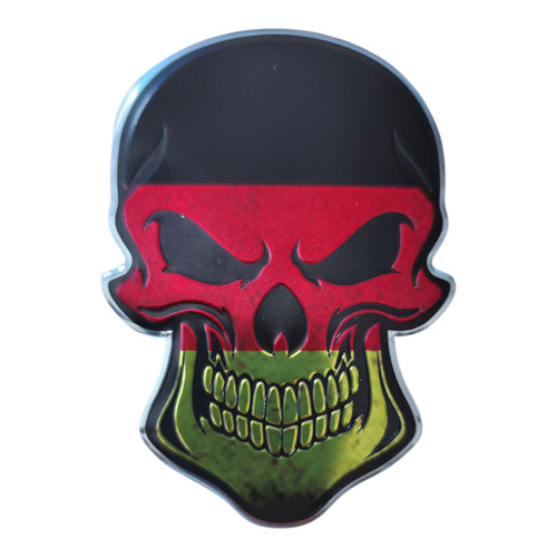 Totenkopf aufkleber - 3d,