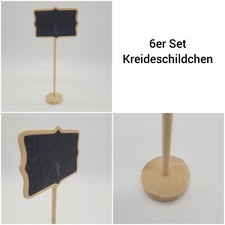 6er Set Tafel Täfelschen
