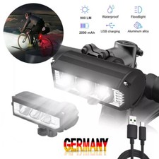 Mountainbike Beleuchtung USB Wiederaufladbare Fahrrad LED Taschenlampe Vorne
