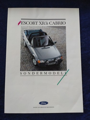 Ford escort xr3i cabrio - ford,