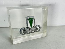 DKW Emblem Auto-Union Haubenemblem Schriftzug in Kunstharz eingegossen