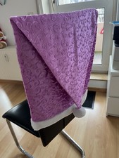 6x Stuhlhussen Lila Ornamente